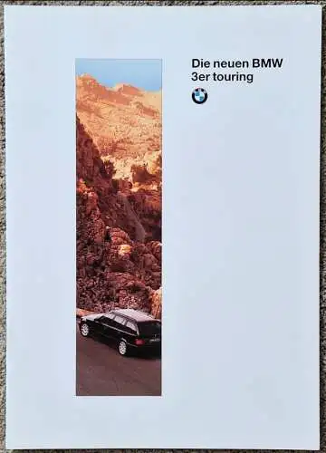 Prospekt BMW 3er 320i 328i 318tds 325tds touring E36 1/1995 Modelljahr 1995. 