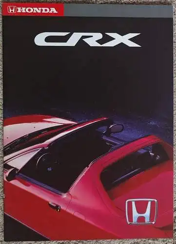 Prospekt Honda CRX 1992. 