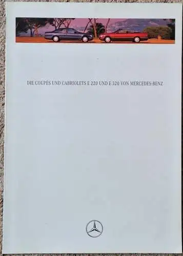 Mercedes-Benz: Prospekt Mercedes-Benz W124 E-Klasse E 220, E 320 Coupe, Cabriolet 1/1994 Modelljahr 1994. 