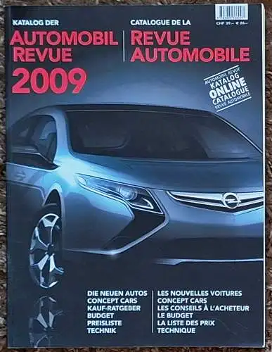 Katalog Automobil Revue 2009. 