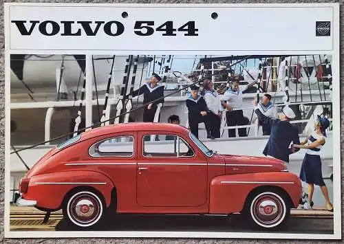 Prospekt Volvo 544 Buckelvolvo 1/1964. 