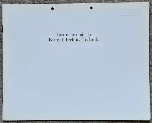 Prospekt Opel Diplomat KAD B 8/1969 Modelljahr 1970. 