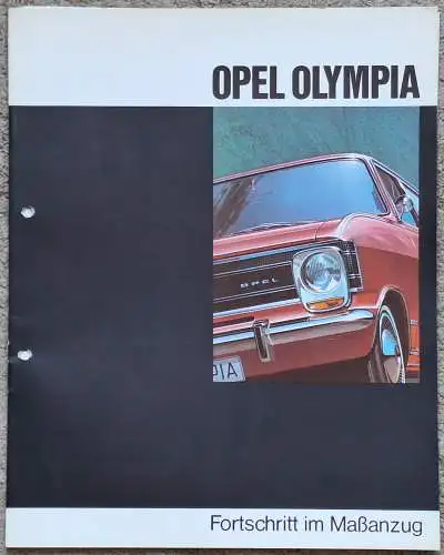 Prospekt Opel Kadett B Olympia 9/1967 Modelljahr 1968. 
