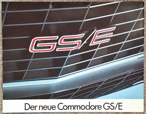 Prospekt Opel Commodore B GS/E 9/1972 Modelljahr 1973. 