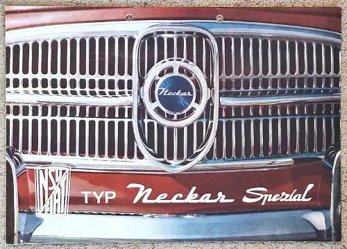 Prospekt NSU-Fiat Neckar Spezial 11/1962 Modelljahr 1963. 
