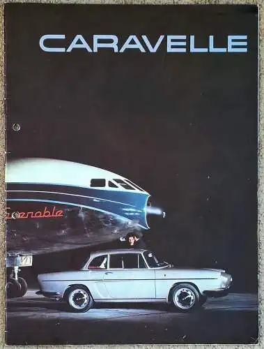 Prospekt Renault Caravelle ca. 1964. 