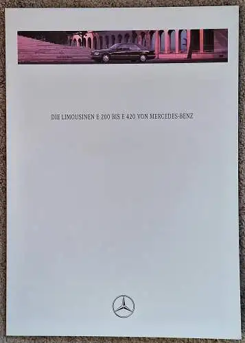 Mercedes-Benz: Prospekt Mercedes-Benz W124 E-Klasse Limousine 1/1994 Modelljahr 1994. 