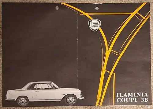 Prospekt Lancia Flaminia Coupe 3B 2.8 ca. 1964. 