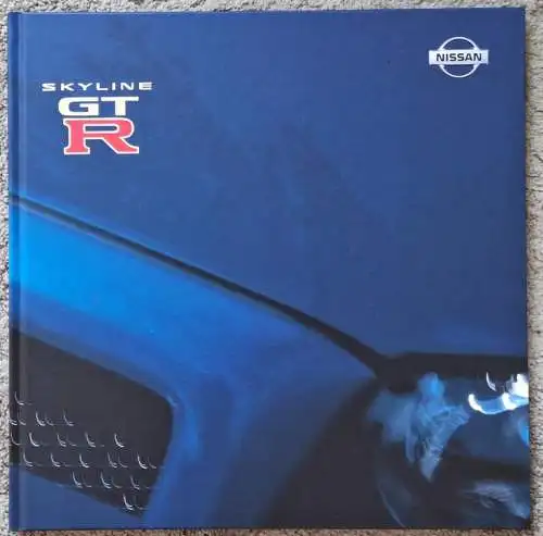 Prospekt Hardcover Nissan Skyline GT- R R34 8/2000, 58 Seiten, JDM japanisch. 