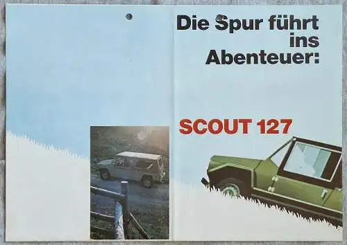 Prospekt Fissore Scout Fiat 127 ca. 1978. 