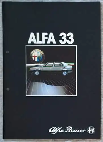Prospekt Alfa Romeo 33. 