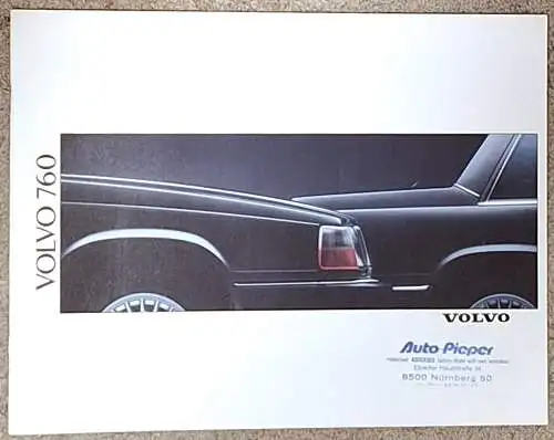 Prospekt Volvo 760 1989. 