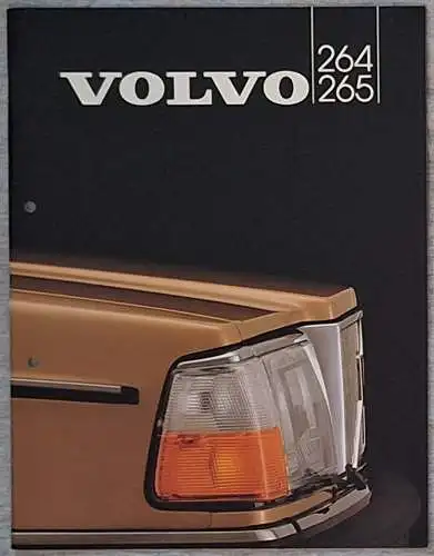 Prospekt Volvo Serie 260, 264, 265 1982. 