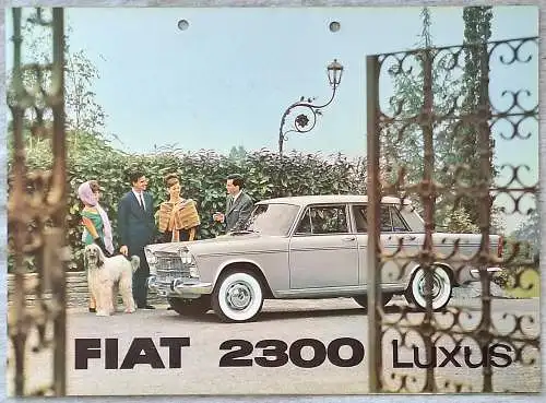 Prospekt Fiat 2300 Luxus ca. 1964. 