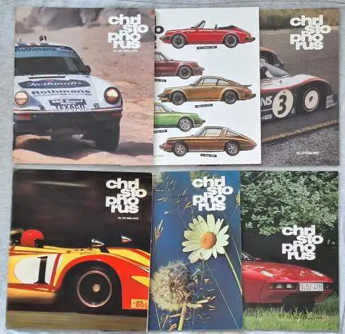 Konvolut 113 Ausgaben Porsche Christophorus 1971 - 2022. 