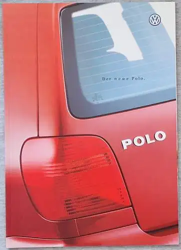 Prospekt VW Polo 10/1999 Modelljahr 2000. 