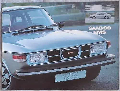 Prospekt Saab 99 EMS 1974. 