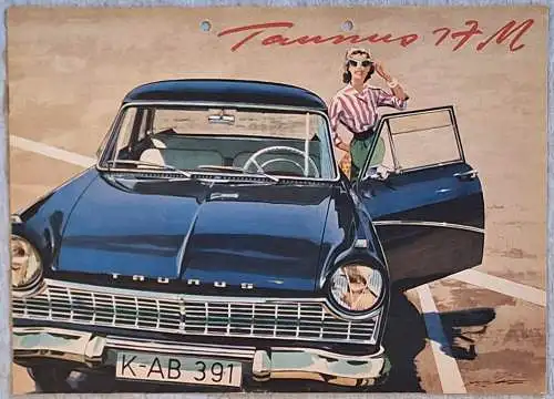Prospekt Ford Taunus 17M 1958. 