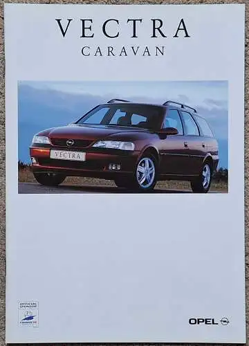 Prospekt Opel Vectra B Caravan 8/1997 Modelljahr 1998. 
