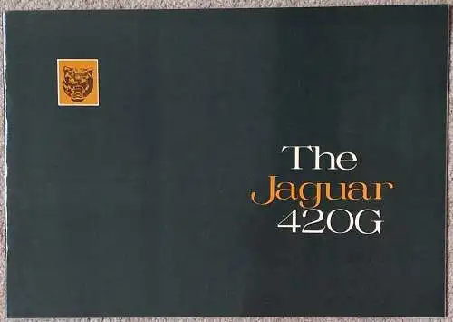 Prospekt Jaguar 420G ca. 1967. 