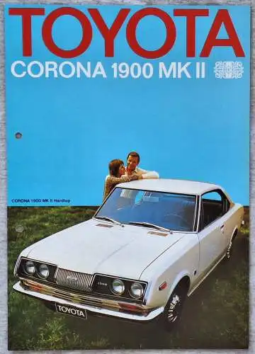 Prospekt Toyota Corona 1900 Mk. II 8/1971. 
