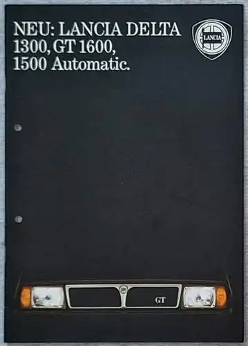 Prospekt Lancia Delta 4/1983. 