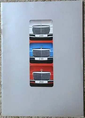 Prospekt Mercedes-Benz /8 200 230 250 6/1973 Modelljahr 1974. 