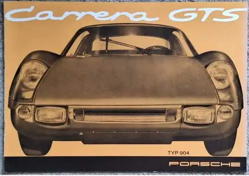 Prospekt Porsche 904 Carrera GTS 6/1964. 