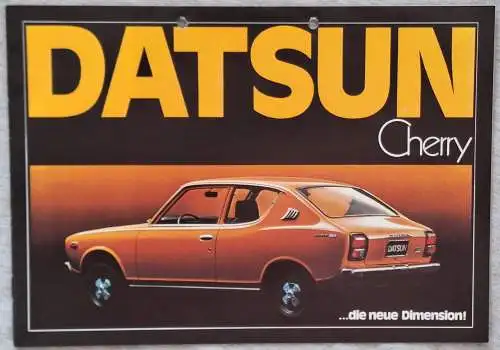 Prospekt Nissan Datsun 100A ca. 1975. 