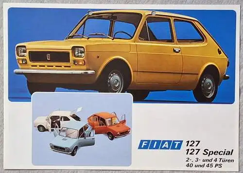 Prospekt Fiat 127 6/1976 Modelljahr 1977. 