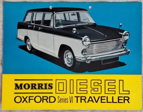 Prospekt Austin Morris Oxford Traveller Diesel 4/1964. 
