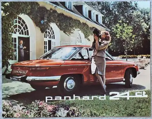 Prospekt Panhard 24ct ca. 1965. 