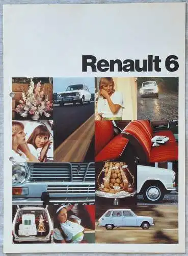 Prospekt Renault 6 ca. 1971. 