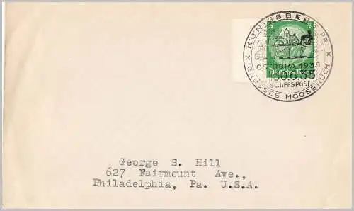 Deutsches Reich 1935 Brief Sonderstempel