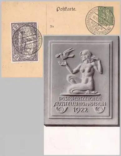 Deutsches Reich 1922 Nr PP 63 C02 Sonderstempel