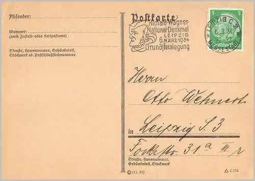 Deutsches Reich 1934 Sonderstempel