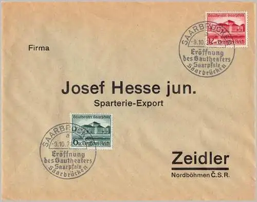 Deutsches Reich 1938 Nr 673/74 Sonderstempel