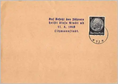 Deutsches Reich 1940 Zentraler Rund / Vollstempel