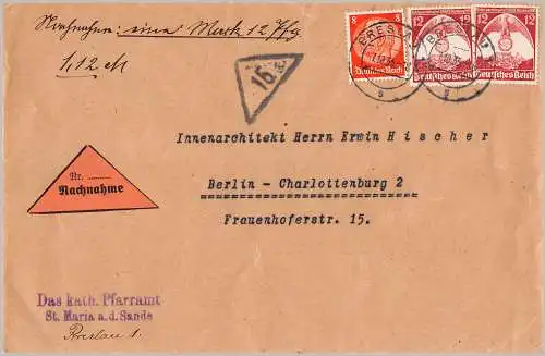 Deutsches Reich 1935 Rundstempel (Datum und/oder Ort klar)
