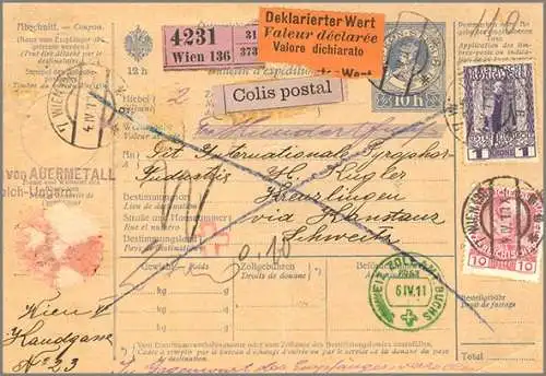 Ungarn 1911 Rundstempel (Datum und/oder Ort klar)