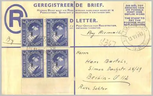 Südafrika 1949 Rundstempel (Datum und/oder Ort klar)