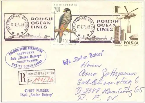 Polen 1976 Rundstempel (Datum und/oder Ort klar) Sonderstempel