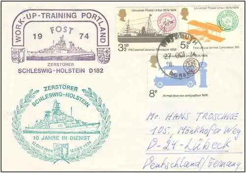 Großbritannien 1974 Rundstempel (Datum und/oder Ort klar) Sonderstempel