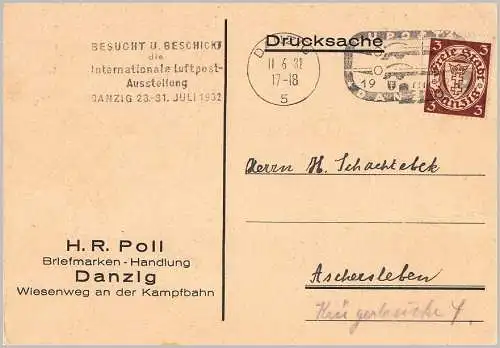 Deutsches Reich 1932 Sonderstempel
