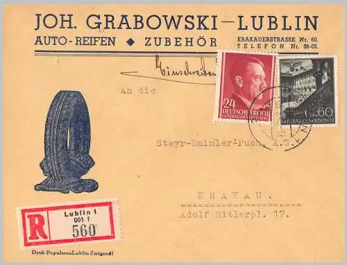 Generalgouvernement 1942 Nr 49 78 Rundstempel (Datum und/oder Ort klar)