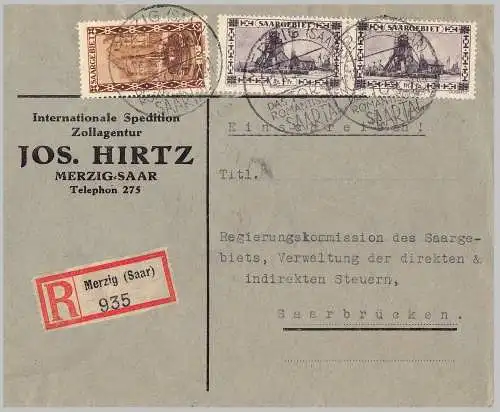 Saargebiet/Saarland 1933 Nr 108 117 Rundstempel (Datum und/oder Ort klar)
