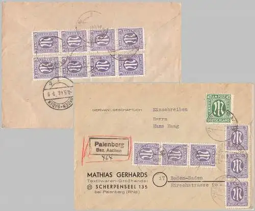 All. Bes. Bizone 1946 Nr 17 31 Brief Rundstempel (Datum und/oder Ort klar)