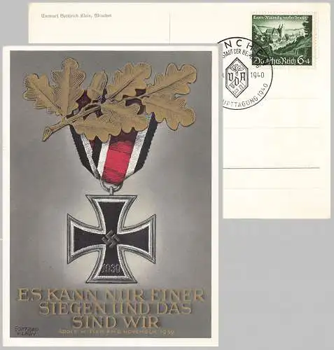 Deutsches Reich 1940 Rundstempel (Datum und/oder Ort klar) Sonderstempel