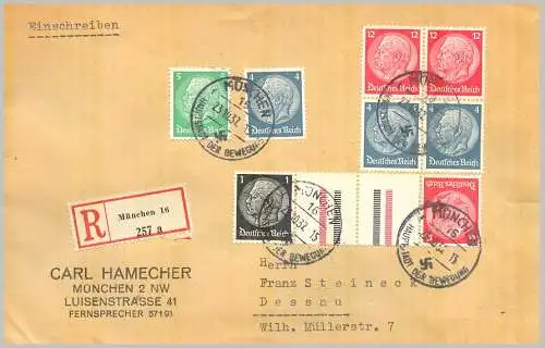 Deutsches Reich 1937 Nr KZ26 Rundstempel (Datum und/oder Ort klar)