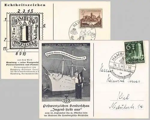 Deutsches Reich 1940 Rundstempel (Datum und/oder Ort klar) Sonderstempel